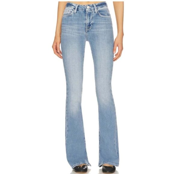 NWT Frame Denim Le Mini Boot Cut Raw Slit Galeston size 30 - Picture 2 of 16